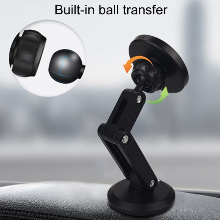 Automotive Magnetic Cell Phone Holder Car Dashboard Navigation Fixed Support Clip(Black)