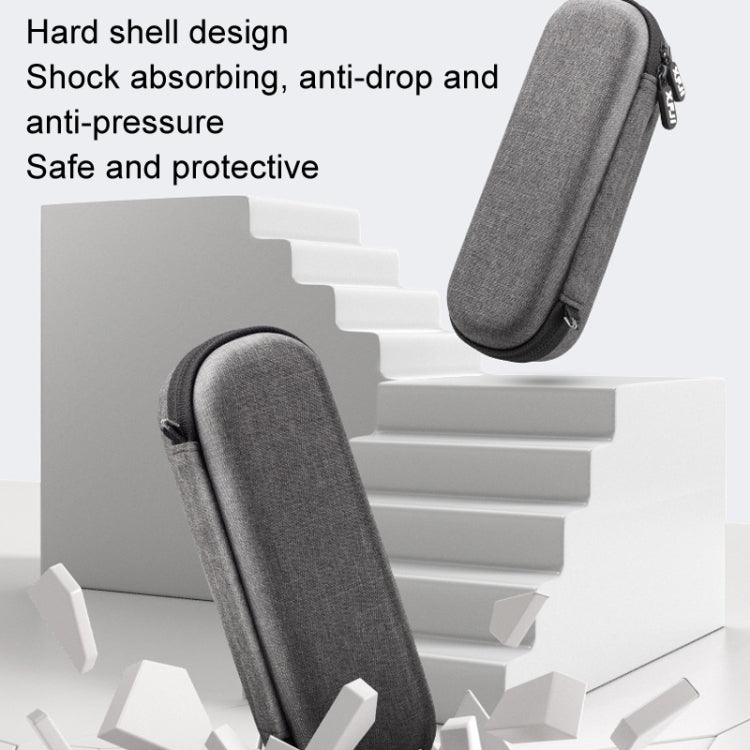 For DJI Osmo Pocket 3 XFJI Storage Box Water-resistant Drop-proof Mini Body Handbag Accessories(Dark Gray)