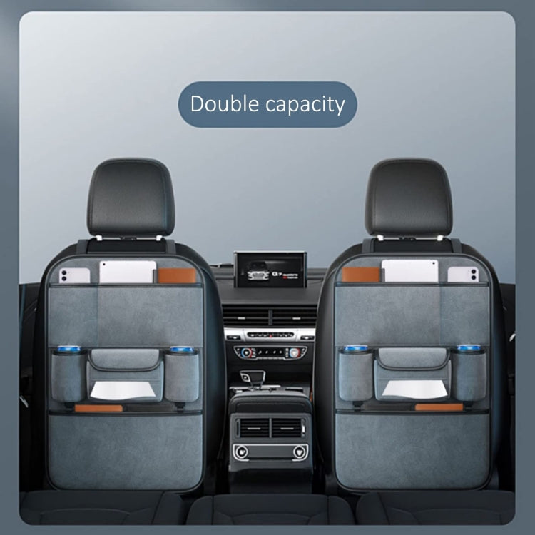 Multifunction Car Seat Back Storage Bag Seat Back Pocket Car Utility Storage Hanging Bag(Brown) - Stowing Tidying by PMC TechLife | Online Shopping South Africa | PMC TechLife | Buy Now Pay Later Mobicred