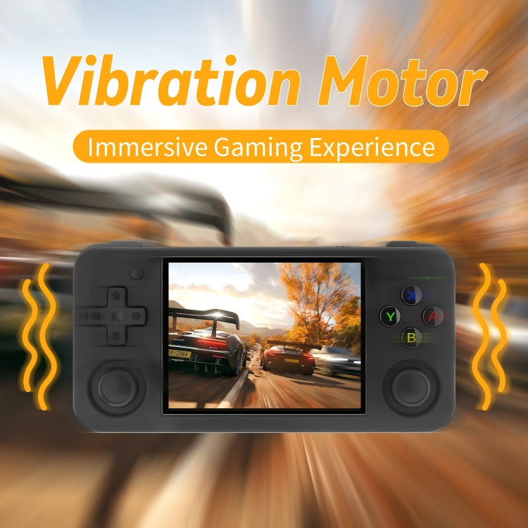 ANBERNIC RG35XX H Handheld Game Console 3.5 Inch IPS Screen Linux System 64GB(Transparent Purple) - free shipping - PMC Jewellery - Order now!
