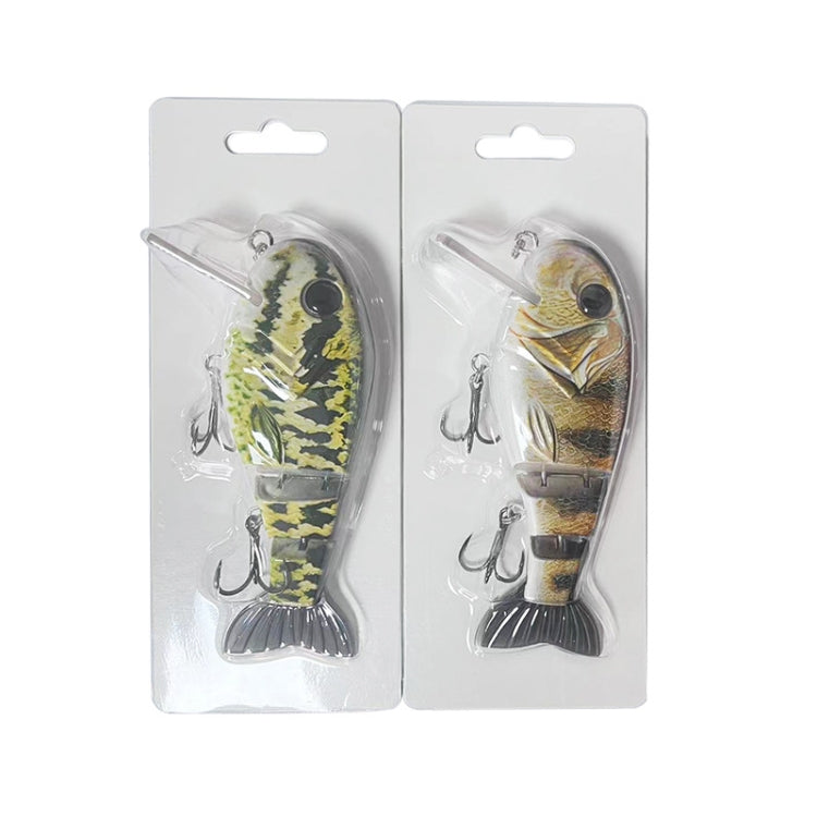 With Tongue Plate 3 Section Bionic Fish Lua Sea Fishing Freshwater Universal Floating Fake Bait(LK088-04) - Fishing Lures by PMC TechLife | Online Shopping South Africa | PMC TechLife | Buy Now Pay Later Mobicred