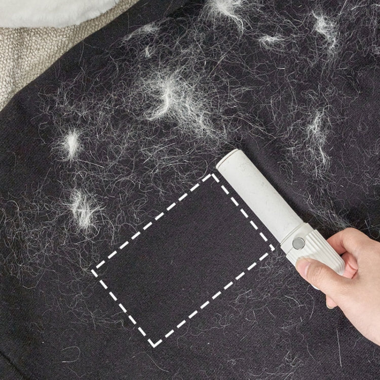 Portable Replaceable Clothing Hair Sticker Household And Pet Hair Removal Tool(White) - Sponges, Cloths & Brushes by PMc TechLife | Online Shopping South Africa | PMc TechLife | Buy Now Pay Later Mobicred