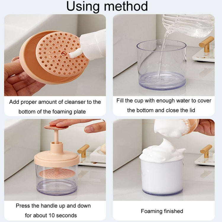 Facial Cleanser And Shower Gel Foamer Fast Foaming Cleansing Bottle(Pink) - free shipping - PMC Jewellery - Order now!