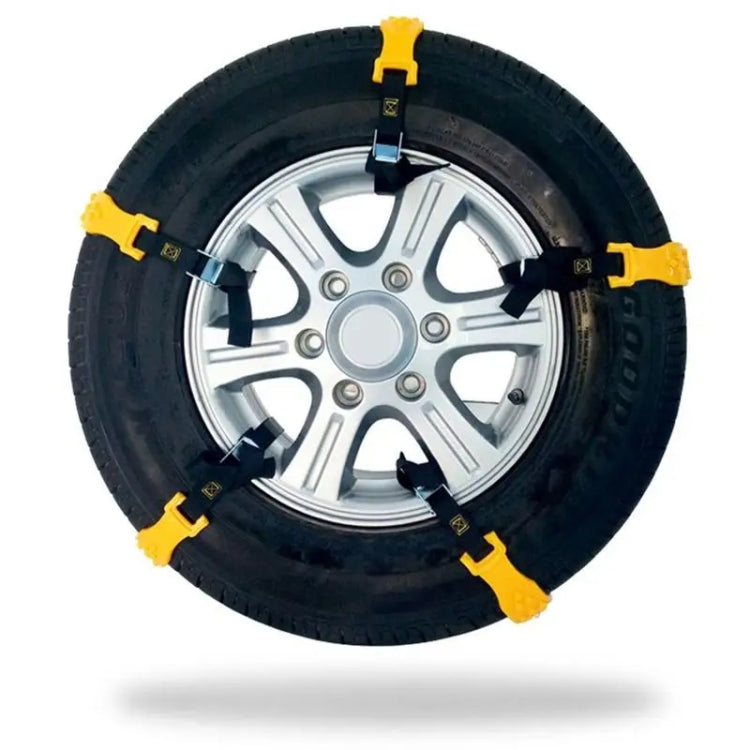 Car Snow Tendon Widened Thickened Tire Anti-skid Chain(10pcs/set)