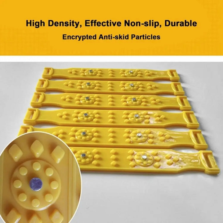 Car Snow Tendon Widened Thickened Tire Anti-skid Chain(10pcs/set)