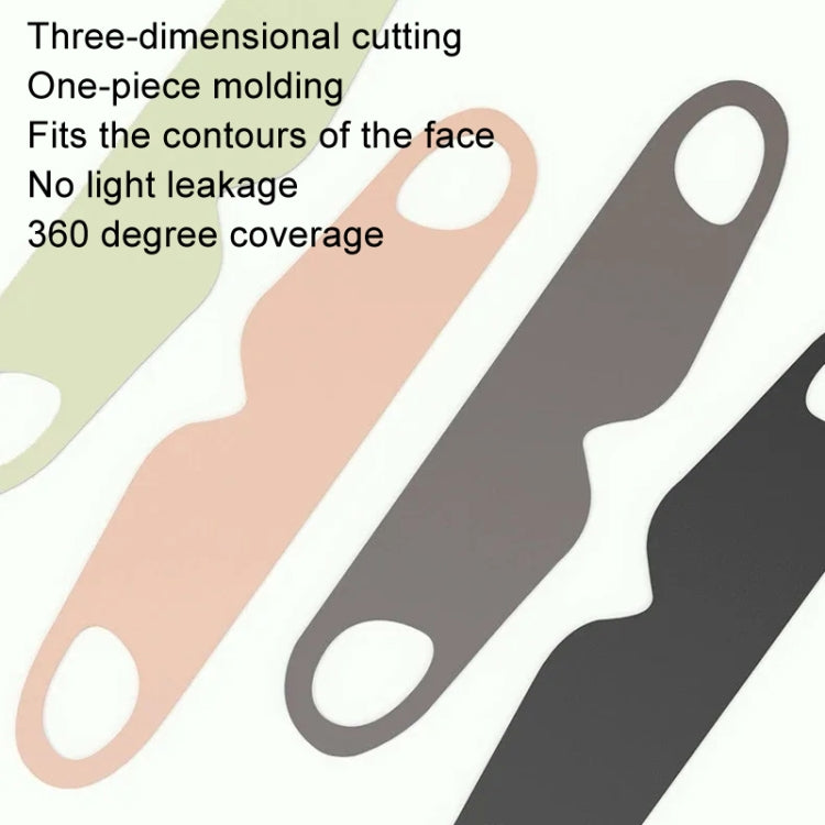 Strong Blackout Soft Relieve Fatigue Eye Protection Skin-Friendly Breathable Elasticity Washable Eye Mask, Size: L(Pink)