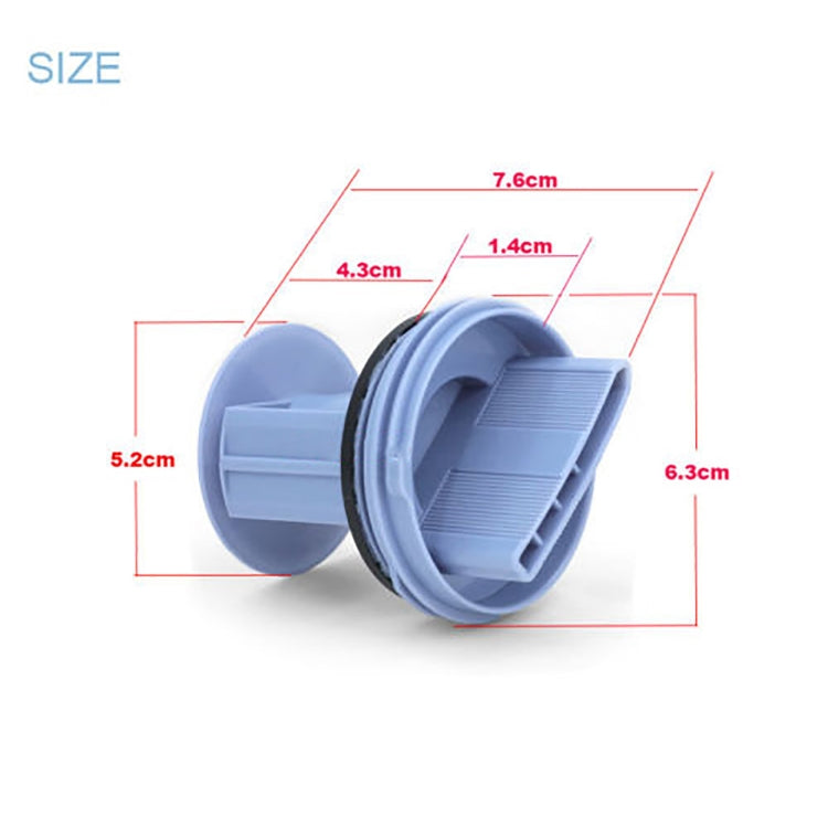For Siemens Bosch WM1095/1065 WD7205 Washing Machine Drainage Pump Drain Outlet Seal Cover Plug(White) - free shipping - PMC Jewellery - Order now!