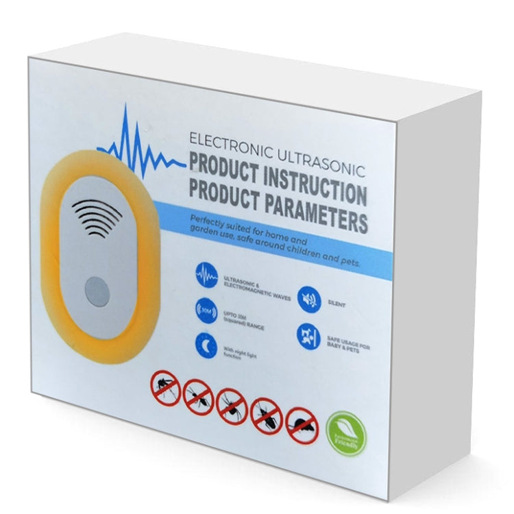 Adjustable Night Light Ultrasonic Mosquito Repeller Mini Home Electronic Mouse Repeller, Spec: US Plug(White) - Repellents by PMC TechLife | Online Shopping South Africa | PMC TechLife