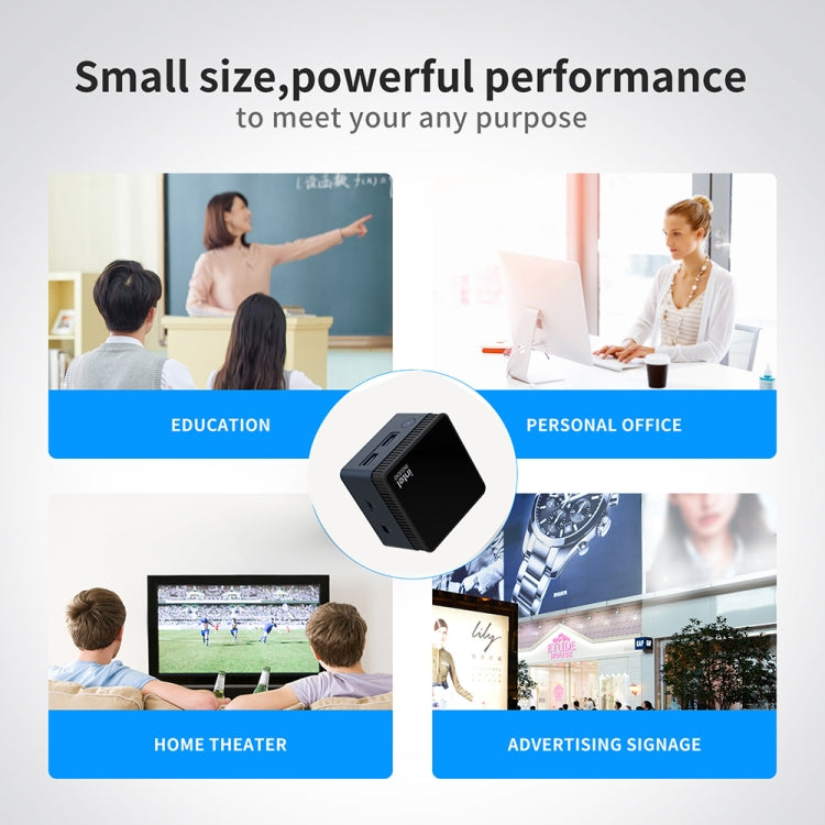 N100/DDR5 12th AlderLake-N100 Dual 4K60Hz Office And Home Mini PC, Spec: 12G+128G /US Plug - Windows Mini PCs by PMC Jewellery | Online Shopping South Africa | PMC Jewellery | Buy Now Pay Later Mobicred