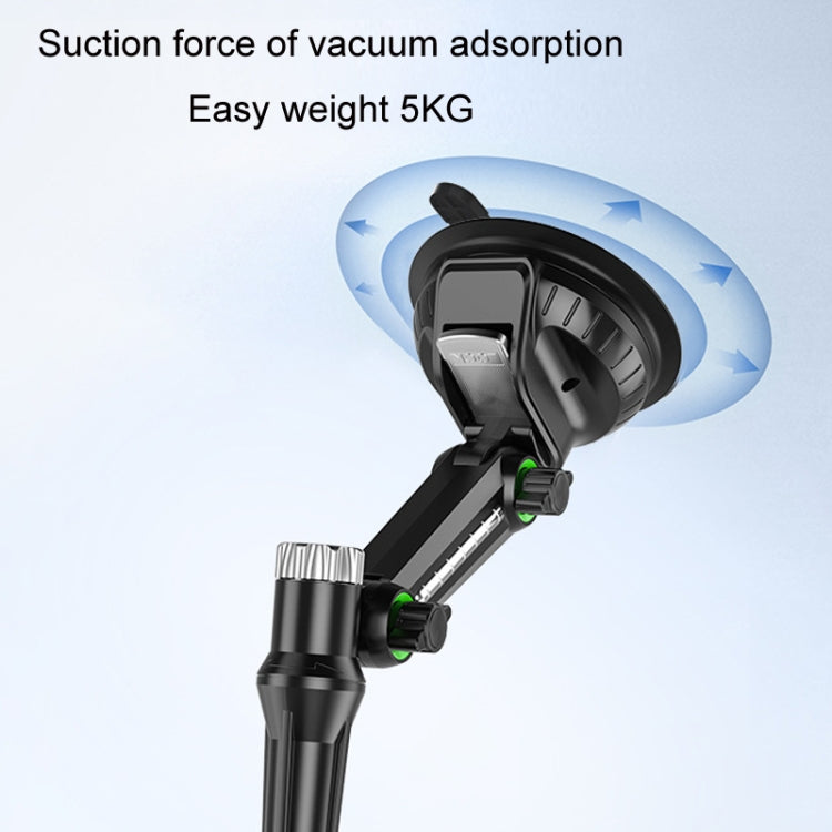Car Windscreen Dashboard Suction Cup Phone Holder, Color: Extended Black