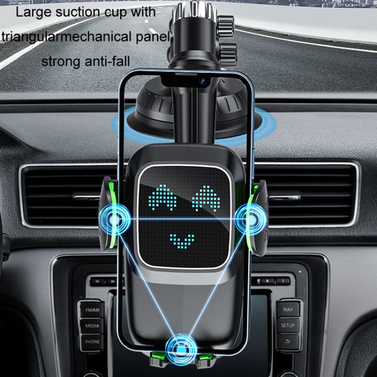 Car Windscreen Dashboard Suction Cup Phone Holder, Color: Extended Black