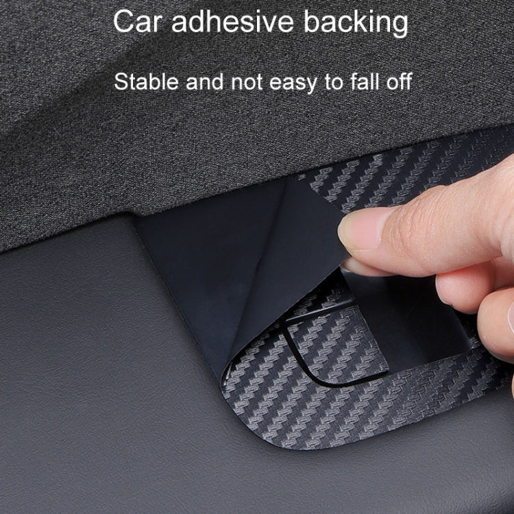 4pcs /Set For Tesla Model 3 Lift Window Button Sticker Car Interior, Style: Carbon Fiber - Car Interior Mouldings by PMC TechLife | Online Shopping South Africa | PMC TechLife | Buy Now Pay Later Mobicred