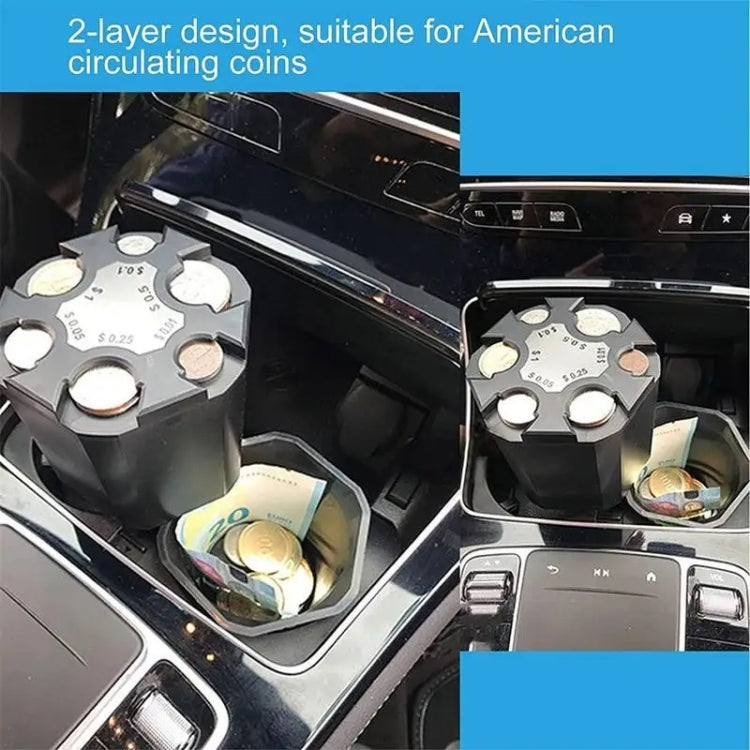 Car Piggy Bank Dollar Coins Desktop Storage Counting Box - Stowing Tidying by PMC TechLife | Online Shopping South Africa | PMC TechLife | Buy Now Pay Later Mobicred