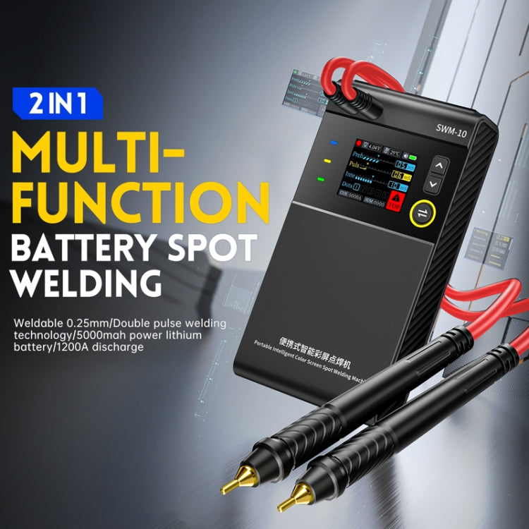 FNIRSI Small Handheld Portable Mobile Phone Lithium Battery Nickel Sheet Spot Welding Machine(SWM-10) - free shipping - PMC Jewellery - Order now!
