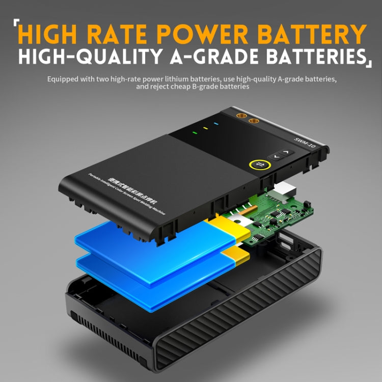 FNIRSI Small Handheld Portable Mobile Phone Lithium Battery Nickel Sheet Spot Welding Machine(SWM-10) - free shipping - PMC Jewellery - Order now!