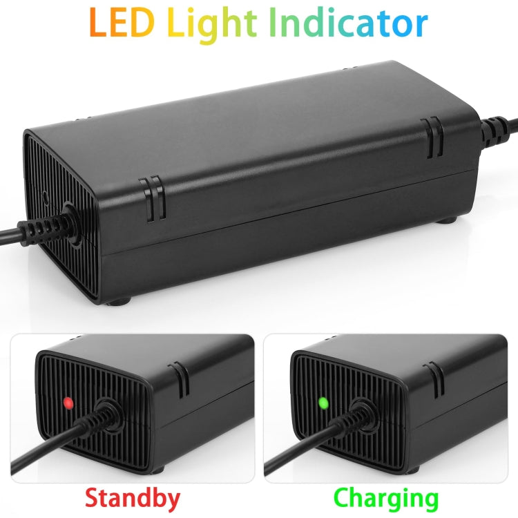 For Microsoft Xbox 360 E Console Power Supply Charger 135W 100-240V 2A AC Adapter(EU Plug)