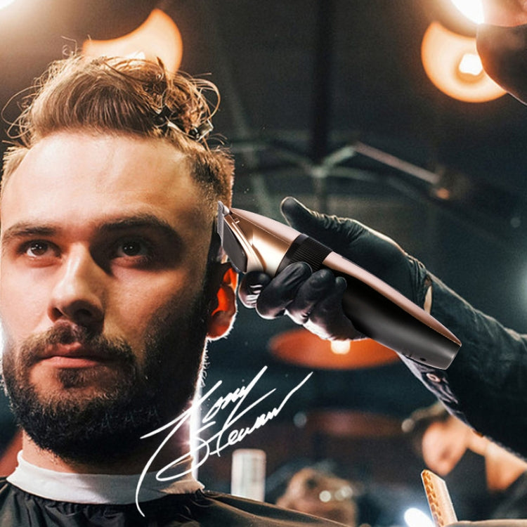 Rechargeable Hair Clipper Pet Shaver(Gold Black Pattern) - Electric Shavers by PMC TechLife | Online Shopping South Africa | PMC TechLife | Buy Now Pay Later Mobicred