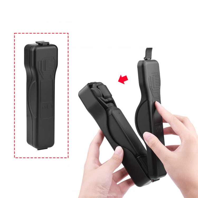 For DJI OSMO POCKET 3 BRDRC Water-resistant Storage Box Protective Shell With Lanyard(Black)