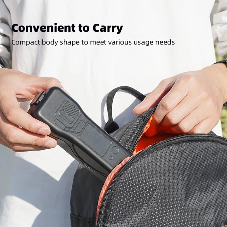 For DJI OSMO POCKET 3 BRDRC Water-resistant Storage Box Protective Shell With Lanyard(Black)
