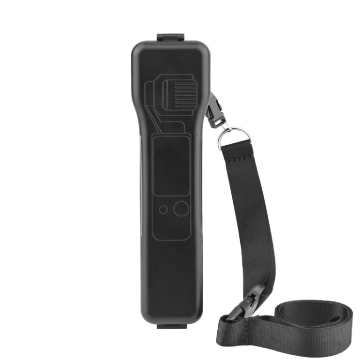 For DJI OSMO POCKET 3 BRDRC Water-resistant Storage Box Protective Shell With Lanyard(Black)