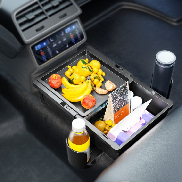 Car Seat Armrest Storage Box Adjustable Tissue Box(Black) - Stowing Tidying by PMC TechLife | Online Shopping South Africa | PMC TechLife | Buy Now Pay Later Mobicred