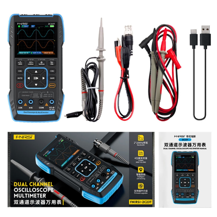 FNIRSI 3 In 1 Handheld Digital Oscilloscope Dual-Channel Multimeter, Specification: Upgrade - free shipping - PMC Jewellery - Order now!