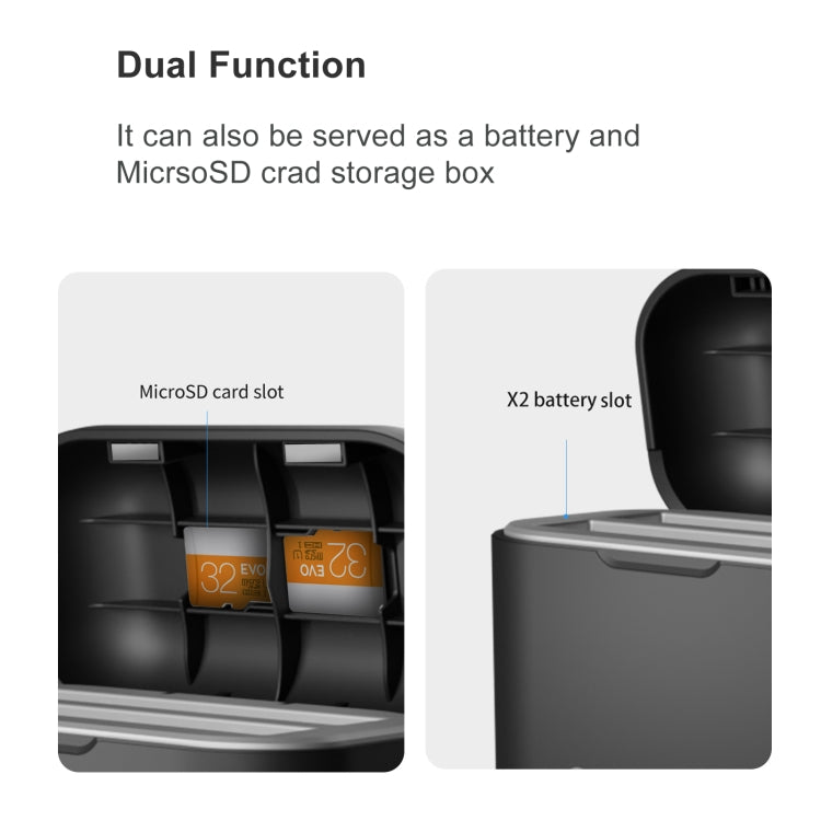 For Insta360 ONE X2 aMagisn Battery Fast Charging Box