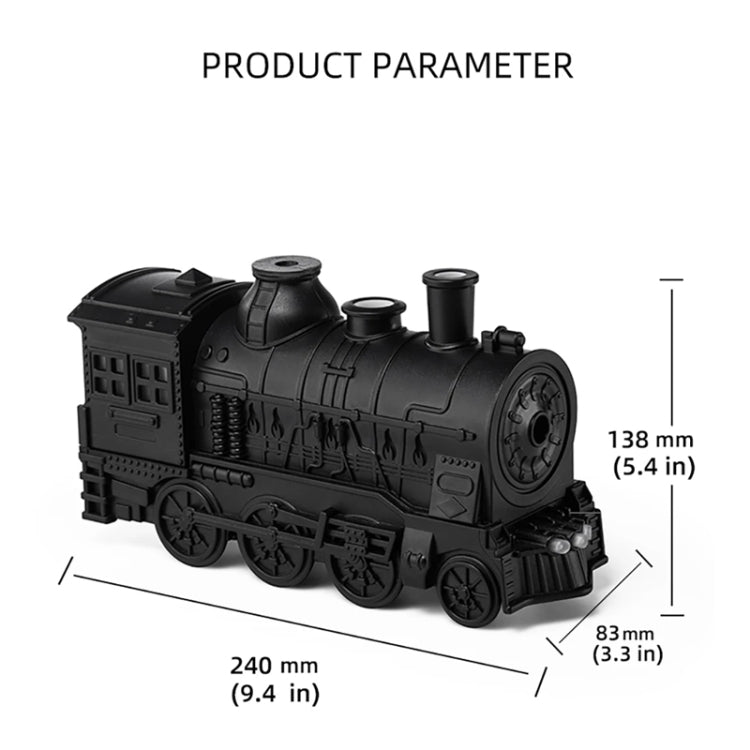 300ml Small Train Essential Oil Diffuser Humidifier With Remote Control UK Plug