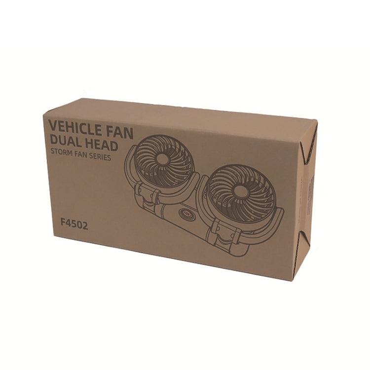 SUITU Car Foldable Cooling Fan Automobile Summer Temperature Reduction Fan, Model: Dual 5V USB Energized