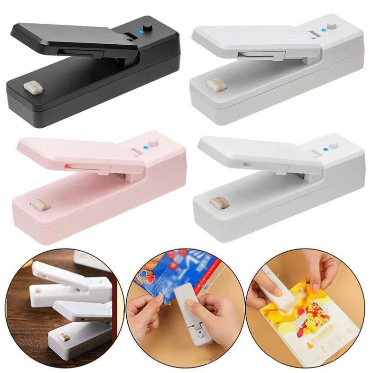USB Charging Mini Magnetic Sealing Machine Portable Sealing Clip Food Moisture-proof Sealer(Gray)