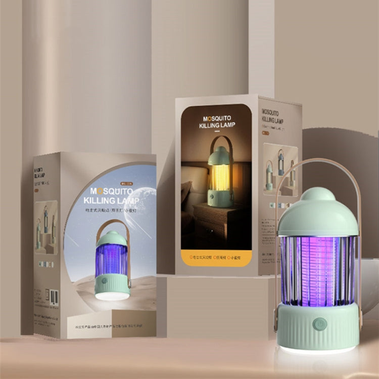 Electric Shock Type Home Night Light Mosquito Killer Outdoor Camping Lamp, Spec: 4000 mAh(Green) - Repellents by PMC TechLife | Online Shopping South Africa | PMC TechLife | Buy Now Pay Later Mobicred