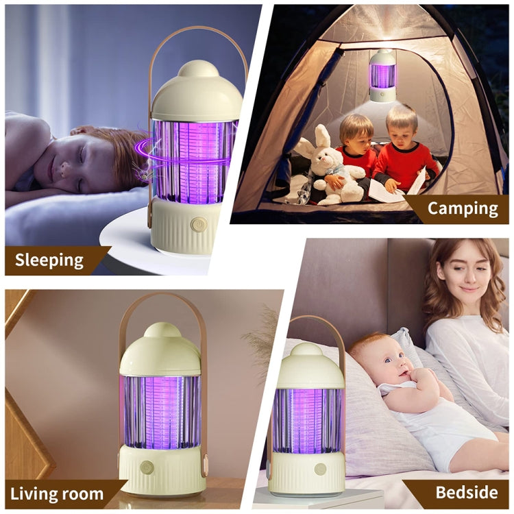 Electric Shock Type Home Night Light Mosquito Killer Outdoor Camping Lamp, Spec: Plug-in Model(Yellow)