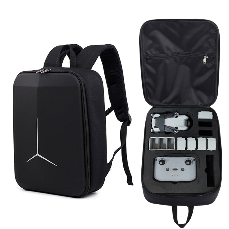 For DJI Mini 4 PRO Backpack EVA Hard Shell Storage Bag(Black)