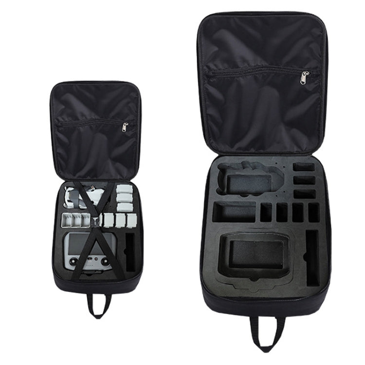 For DJI Mini 4 PRO Backpack EVA Hard Shell Storage Bag(Black)