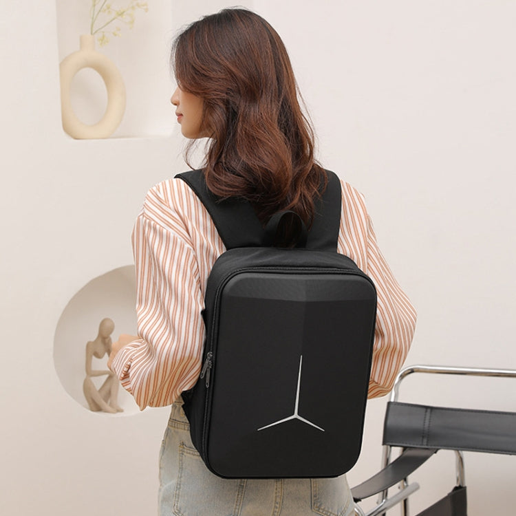 For DJI Mini 4 PRO Backpack EVA Hard Shell Storage Bag(Black)