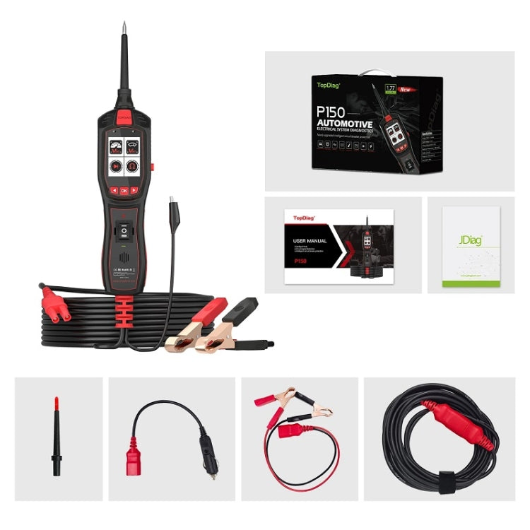 JDiag 6-30V Electrical Detector Fuel Injector Signal Detection Vehicle System Diagnosis(P150) - free shipping - PMC TechLife - Order now!