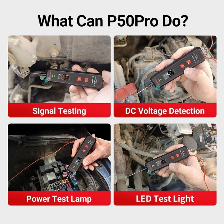 JDiag Mini Circuit Tester AC/DC Detection Multi-function Oscilloscope(P50 Pro) - Electronic Test by JDiag | Online Shopping South Africa | PMC TechLife | Buy Now Pay Later Mobicred