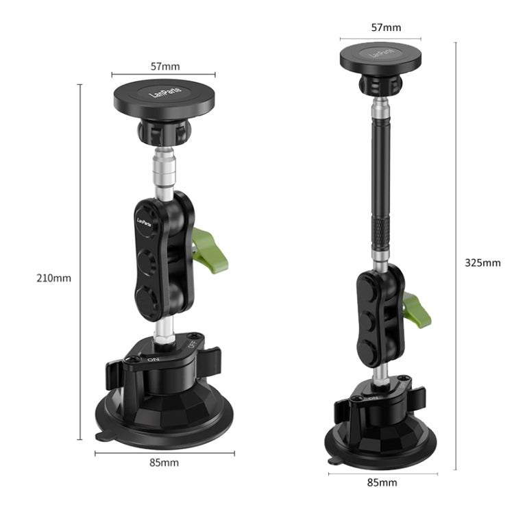 Lanparte Magnetic Car Phone Holder Adjustable Suction Cup Navigation Stand RBA-M01N - Universal Car Holders by Lanparte | Online Shopping South Africa | PMC TechLife | Buy Now Pay Later Mobicred