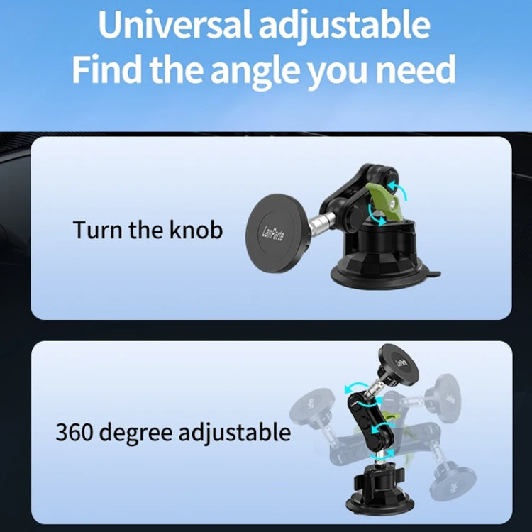 Lanparte Magnetic Car Phone Holder Adjustable Suction Cup Navigation Stand RBA-M01 - Universal Car Holders by Lanparte | Online Shopping South Africa | PMC Jewellery | Buy Now Pay Later Mobicred