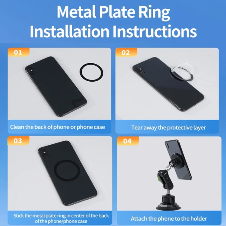 Lanparte Magnetic Car Phone Holder Adjustable Suction Cup Navigation Stand RBA-M01NL - Universal Car Holders by Lanparte | Online Shopping South Africa | PMC Jewellery | Buy Now Pay Later Mobicred