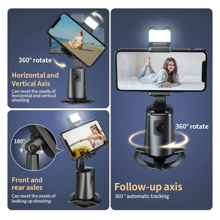 Pixel A200 Auto Tracking Gimbal Stabilizer 360 Degree Rotation Selfie Stick With Fill Light Set 1