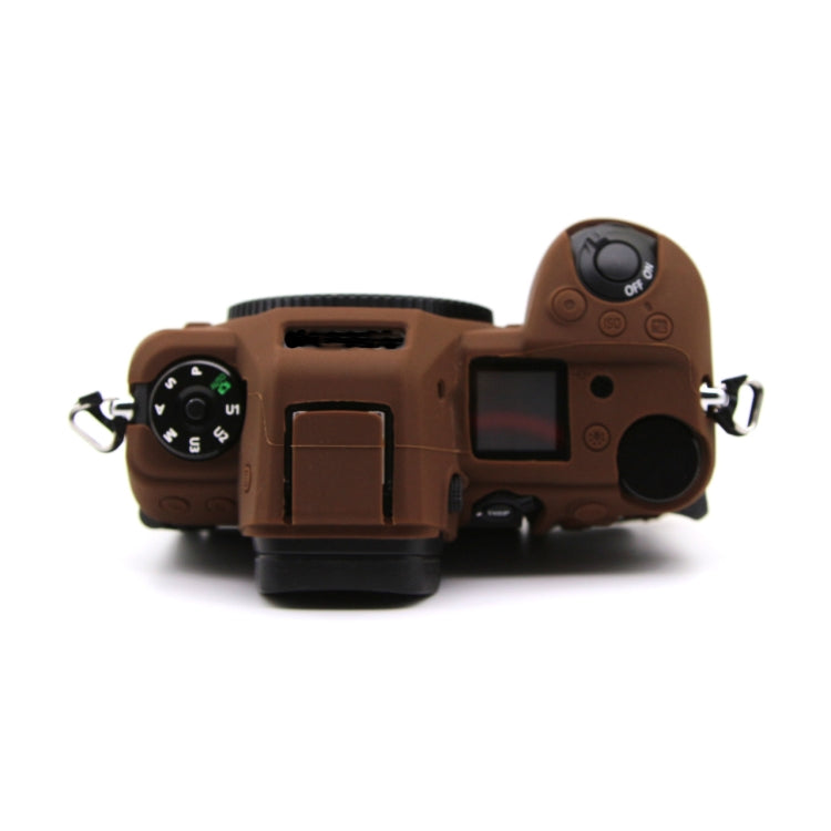 For Nikon Z6III Camera Protective Silicone Case, Color: Coffee
