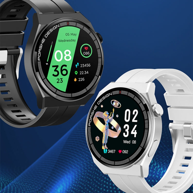 GT3Pro 1.28-Inch Health Monitoring Bluetooth Call Smart Watch With NFC, Color: Brown Leather - free shipping - PMC TechLife - Order now!