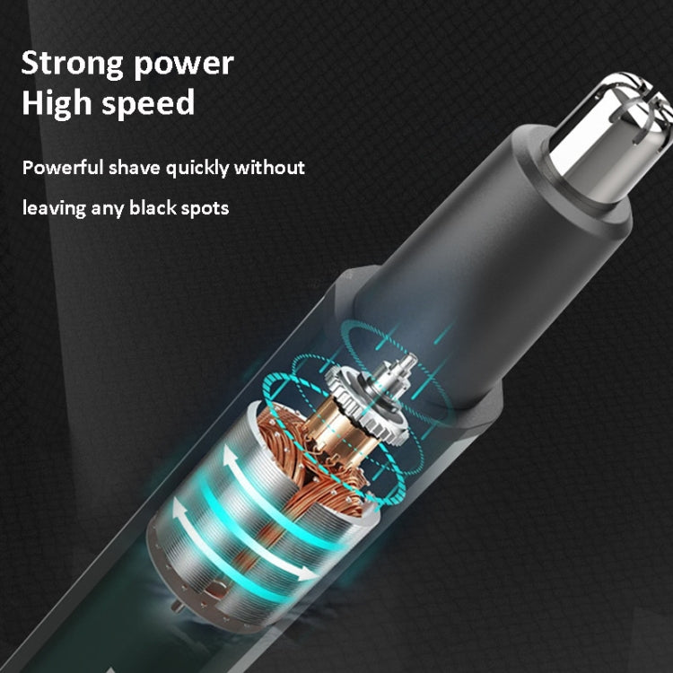 MARSKE MS-7111 3 In 1 Electric Nose Hair Trimmer Type-C Rechargeable Grooming Instrument(Green) - Hair Removal by MARSKE | Online Shopping South Africa | PMC Jewellery | Buy Now Pay Later Mobicred