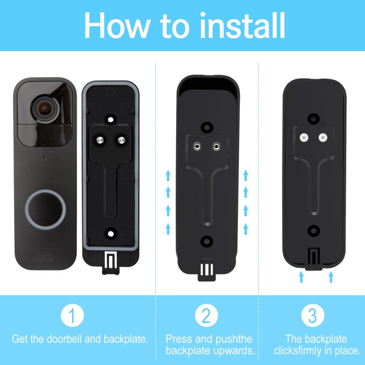For Blink Doorbell Backplate Replacement Part(White) - Other Device by PMC Jewellery | Online Shopping South Africa | PMC Jewellery | Buy Now Pay Later Mobicred
