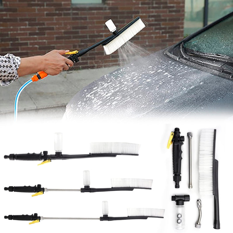 High Pressure Car Wash Nozzle Soft Bristle Long Handle Brush Foam Bottle Tool Set, Specification: Set 3 - Car washing supplies by PMC TechLife | Online Shopping South Africa | PMC TechLife | Buy Now Pay Later Mobicred