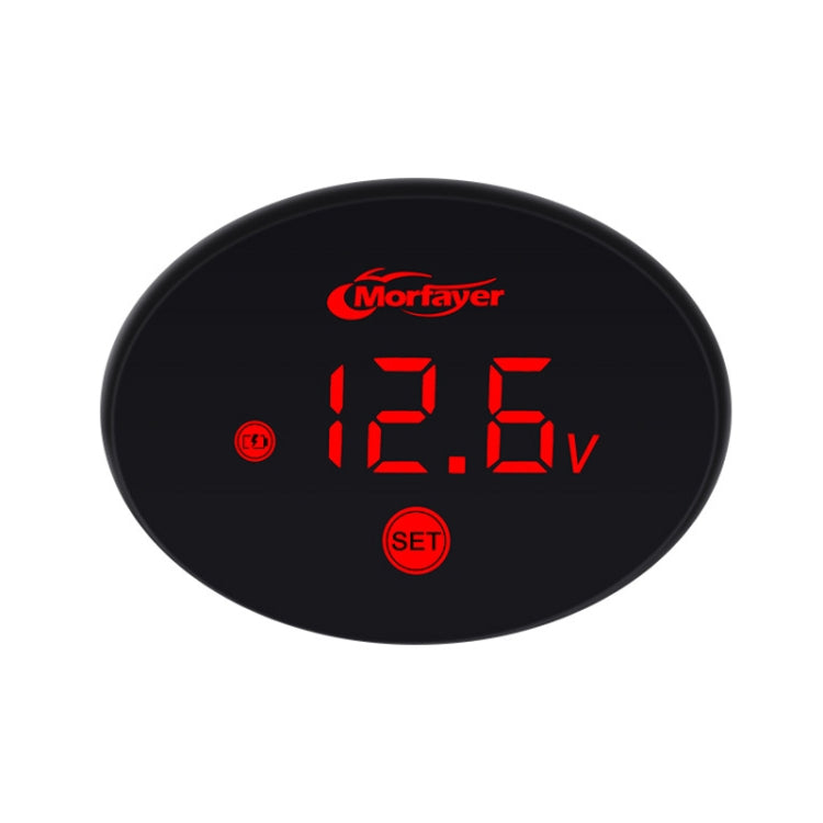 Morfayer Locomotive Multi-function Voltmeter, Red, Specification: Voltmeter Function
