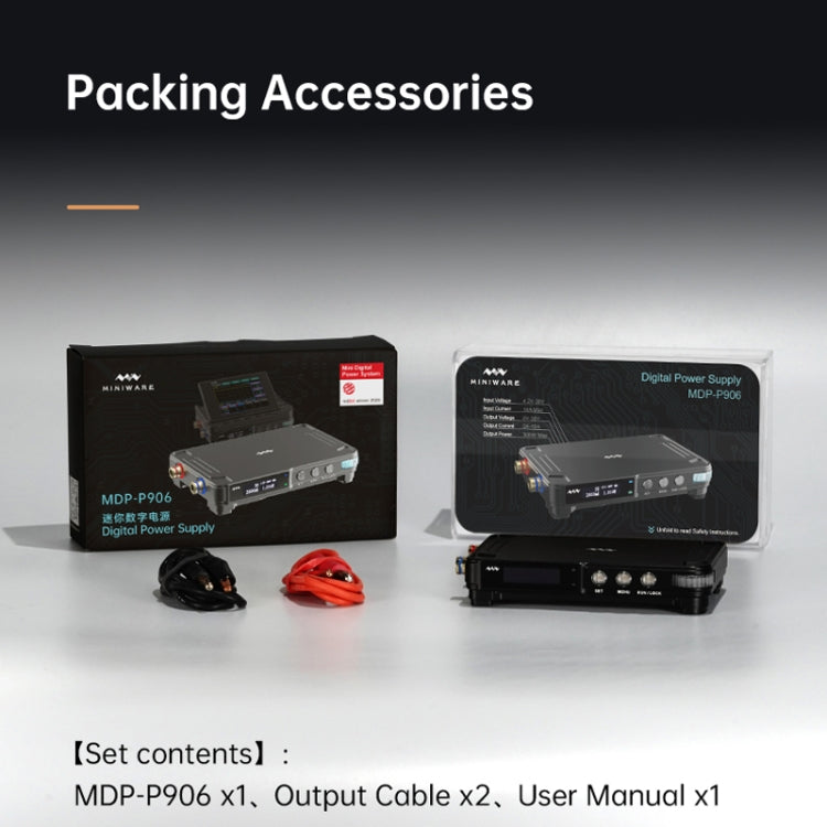 MINIWARE Rise And Fall Linear Switching DC Mini Digital Power Module, Model: MDP-P906