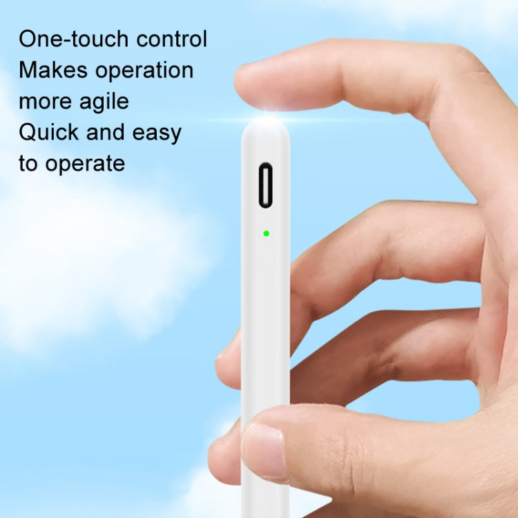 Fast Charge+Touch Switch+Bluetooth Function Anti-false Touch Capacitive Pen for iPad 2018 or Later(Pink)