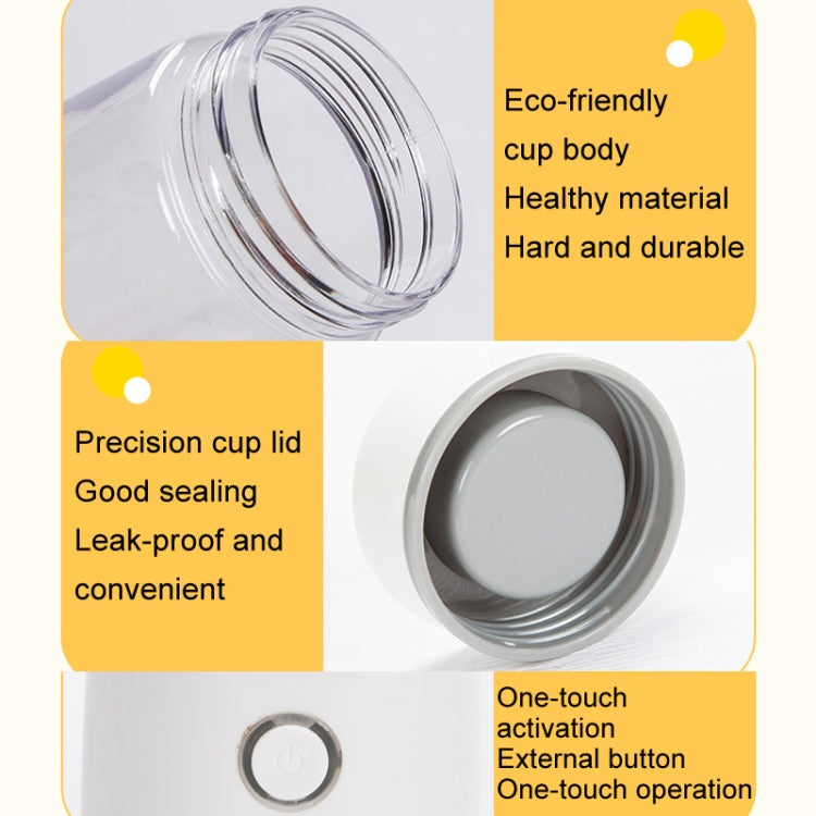 GUQi BSY002 Portable Mini Juicer Wireless Charging Juice Machine(White) - free shipping - PMC Jewellery - Order now!